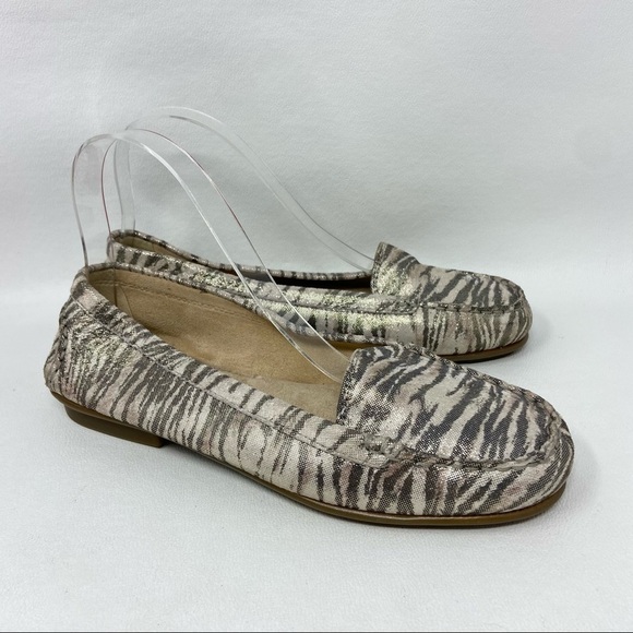 Aerosoles Womens Shoes Nu Day Slip Ons Loafers Ballet Animal Print Sz 9M - Picture 1 of 14
